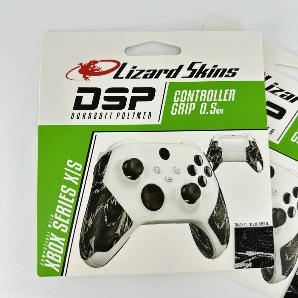 2 Pack Lizard Skins DSP Controller Grip Xbox Series X/S Black Camo 0.5mm NEW